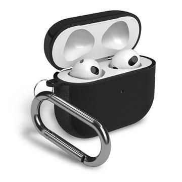 JTLEGEND AirPods 3 Amos 布紋保護殼-黑灰