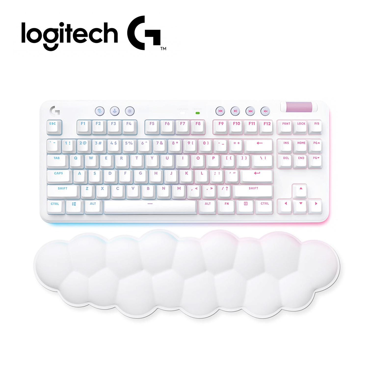羅技 Logitech G715無線美型炫光機械式鍵盤-線性軸