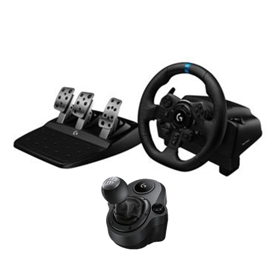 【賽車組合】羅技 Logitech G923 模擬賽車方向盤+羅技 G923&#47;G29 變速器