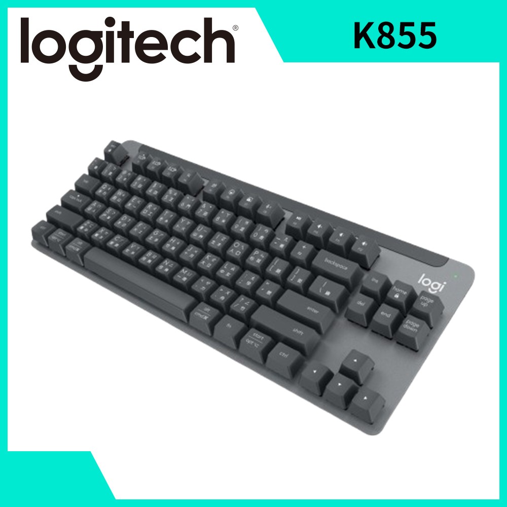 羅技 Logitech Signature K855無線鍵盤-黑 - 主要圖片