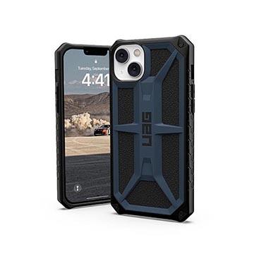 UAG iP 14Plus頂級版耐衝擊保護殼-藍