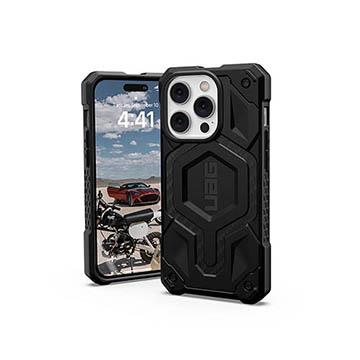 UAG iP 14Pro磁吸式頂級版耐衝擊保護殼碳黑