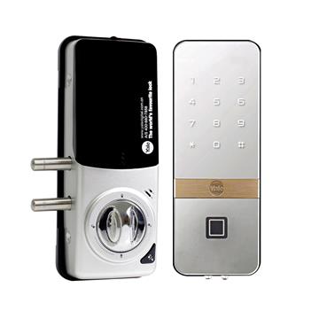 Yale 二合一玻璃門專用電子輔助智慧門鎖 - 主要圖片