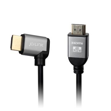 INTOPIC 4K HDMI 彎插影音傳輸線 1.5M