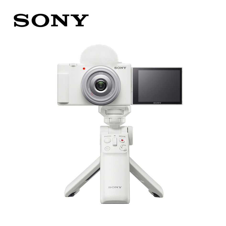 SONY ZV-1F類單眼數位相機手持握把組-白