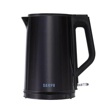 聲寶1.5L雙層不鏽鋼防燙快煮壺