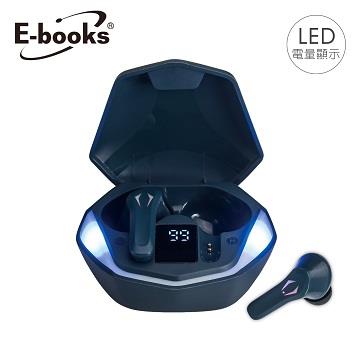 E-books SS39真無線電競RGB電顯藍牙5.3耳機