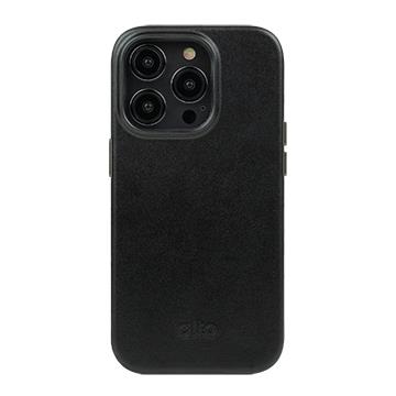 Alto i14 Pro Ori 經典皮革手機殼-渡鴉黑