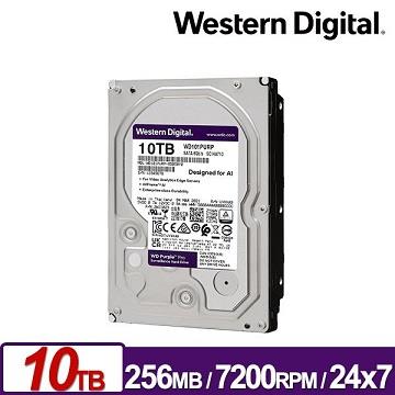 WD 3.5吋 10TB 監控系統硬碟(紫標Pro)