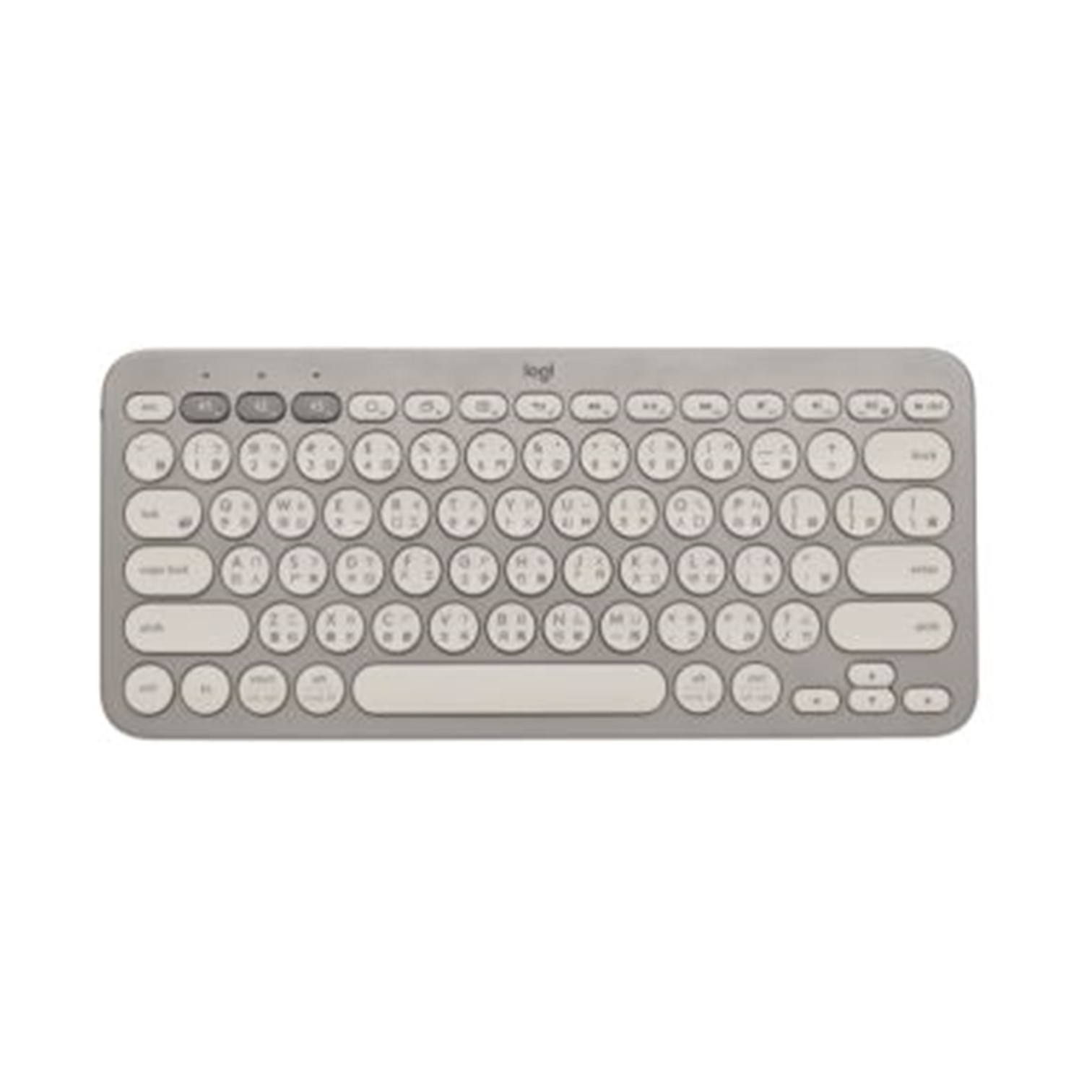 羅技K380多工藍牙鍵盤-迷霧灰