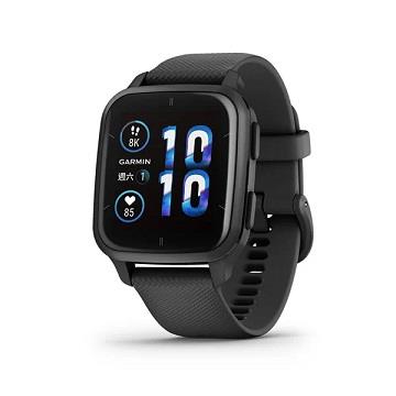 Garmin Venu Sq2音樂版智慧穿戴手錶-經典黑