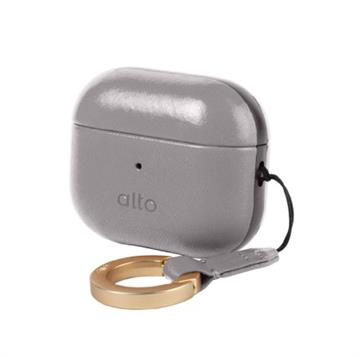Alto AirPods Pro 2 皮革保護殼-礫石灰