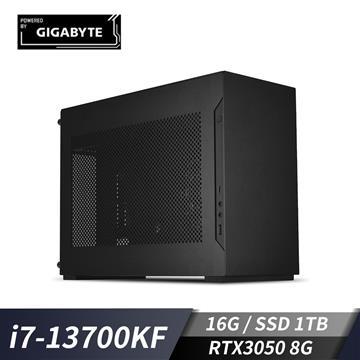 技嘉平台【犀牛戰將】i713代水冷電競遊戲機(i7-13700KF&#47;B660&#47;16G&#47;1TB&#47;RTX3050 8G&#47;650W)