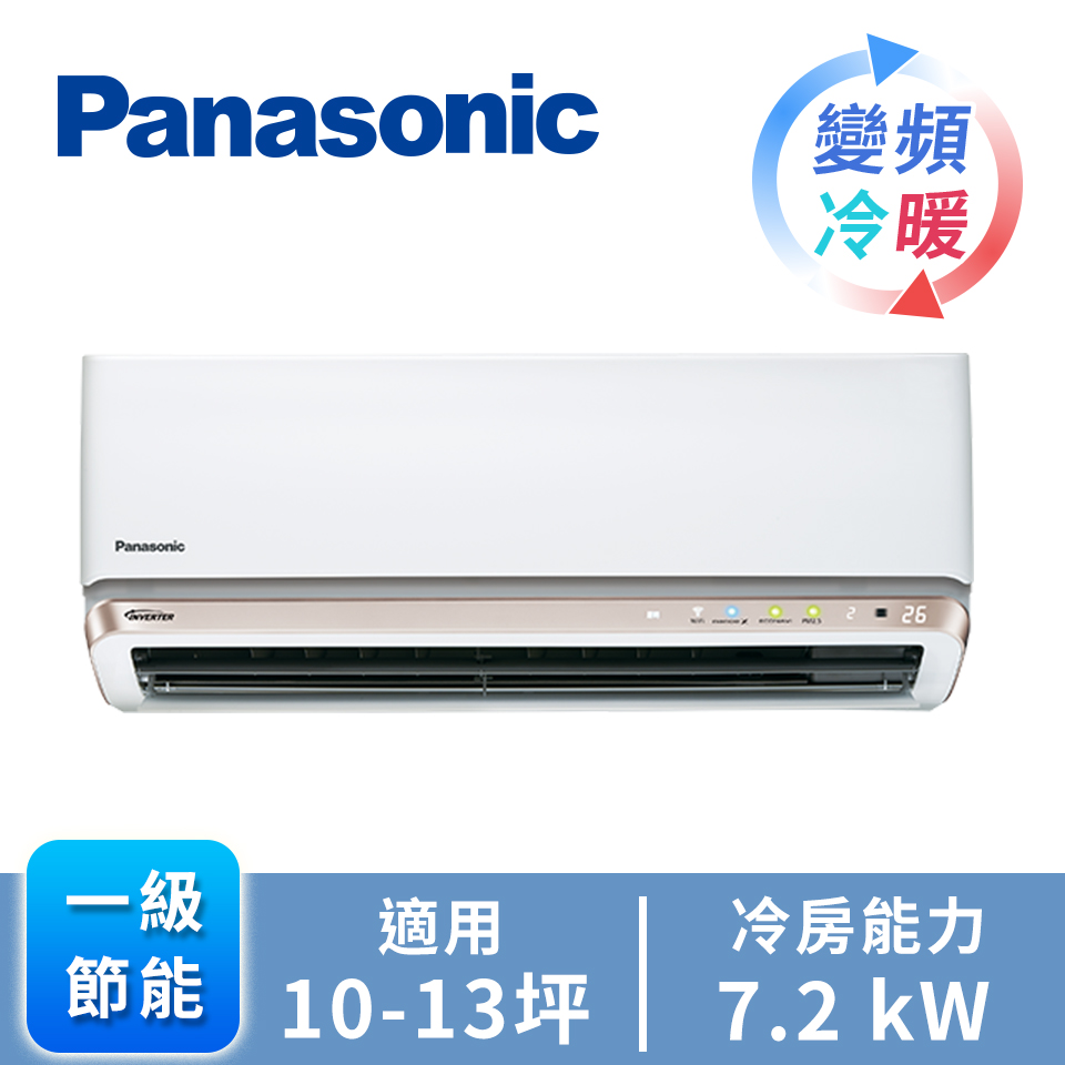 Panasonic ECONAVI+nanoeX1對1變頻冷暖空調