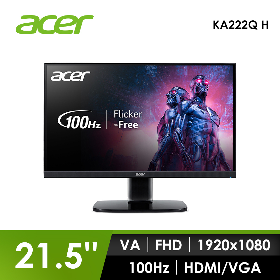 ACER 22型 100Hz VA液晶顯示器