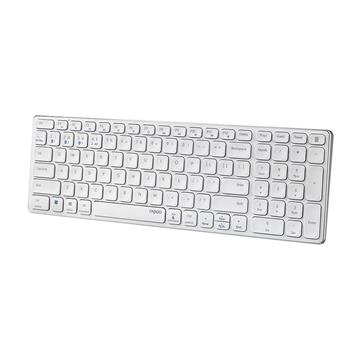 雷柏 E9300G多模無線鍵盤-白