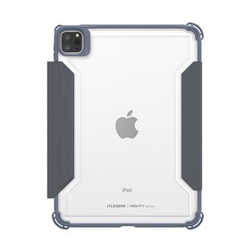 JTLEGEND iPad Air 10.9 面蓋防摔皮套-灰藍