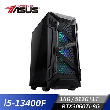 華碩平台&#091;碧眼虎俠&#093;i5十核獨顯SSD電腦(i5-13400F&#47;16G&#47;1T&#47;RTX 3060 Ti&#47;512G_M2)