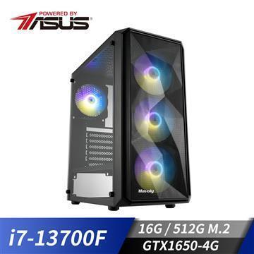 華碩平台&#091;洪荒鬥者&#093;i7十六核獨顯SSD電腦(i7-13700F&#47;16G&#47;GTX 1650&#47;512G_M2)