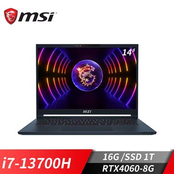 msi微星 Stealth 14Studio 電競筆電  i7-13700H&#47;16G&#47;1T SSD&#47;RTX4060-8G&#47;Win11Pro