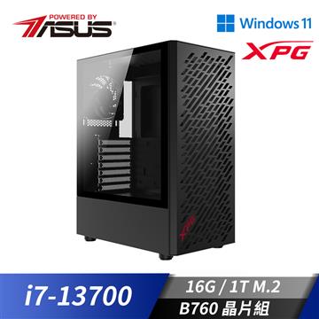 華碩平台[威能騎士]i7十六核Win11效能電腦(i7-13700/16G/1TB_M2)