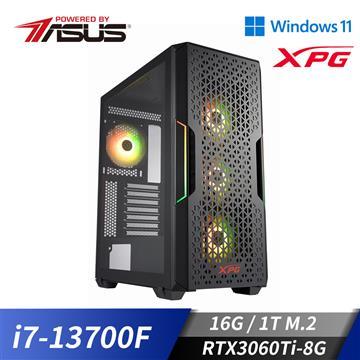 華碩平台&#091;威能劍士&#093;i7十六核Win11獨顯電腦(i7-13700F&#47;16G&#47;RTX 3060Ti&#47;1TB_M2)