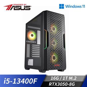 華碩平台&#091;威能勇者&#093;i5十核Win11獨顯SSD電腦(i5-13400F&#47;16G&#47;RTX3050-8G&#47;1TB_M2)