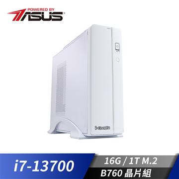 華碩平台[柳暗花明]i7十六核效能SSD電腦(i7-13700/16G/1TB_M2)