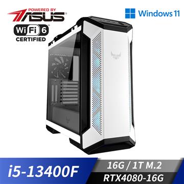 華碩平台&#091;神鷹戰魂&#093;i5十核Win11獨顯電腦(i5-13400F&#47;16G&#47;RTX 4080&#47;1TB_M2)
