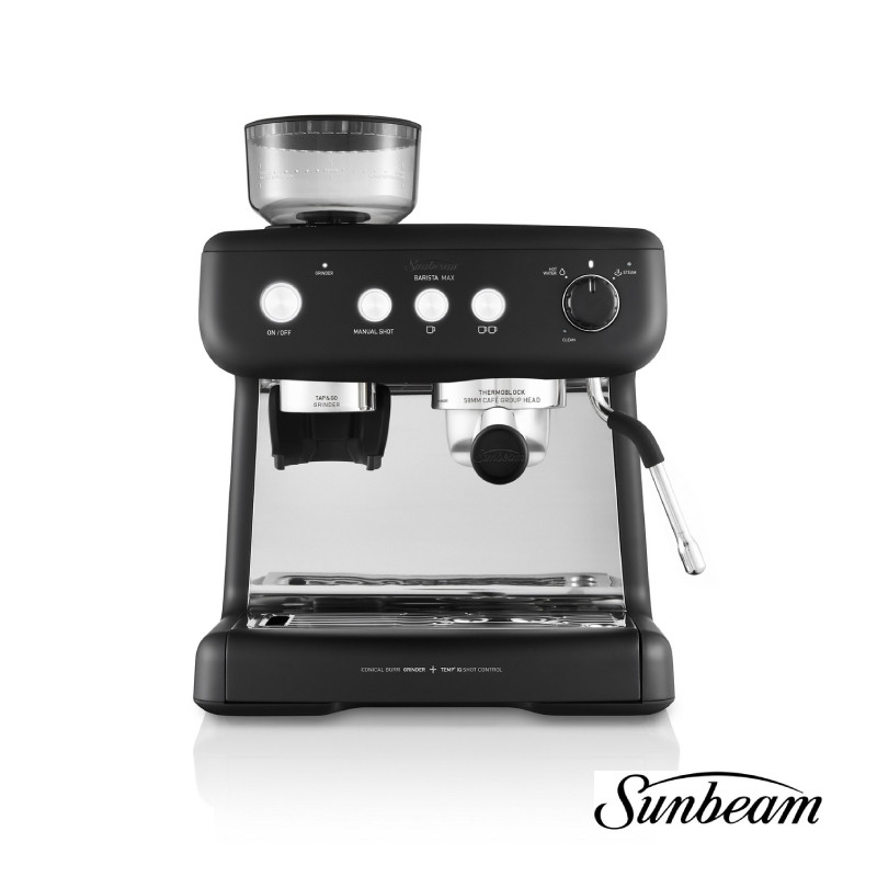 SUNBEAM 經典義式濃縮咖啡機-MAX碳鋼黑