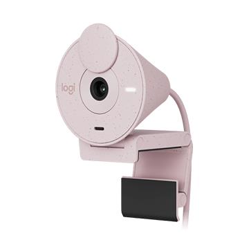 羅技 BRIO 300 網路攝影機-玫瑰粉