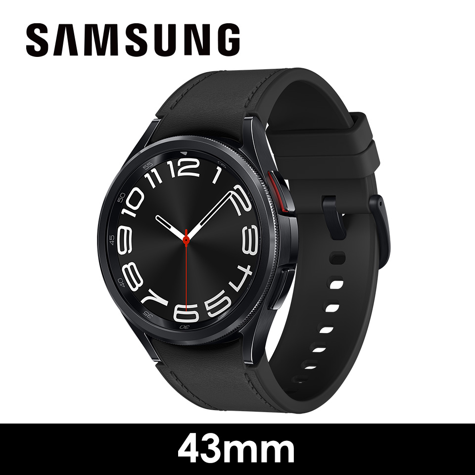教育優惠 | SAMSUNG Galaxy Watch6 classic 43mm 幻影黑