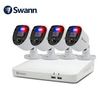 Swann 8路DVR+4*1080P Enforcer攝影機