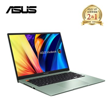 華碩 ASUS Vivobook S OLED 筆記型電腦 14" (i5-12500H/8GB*2/512GB/Iris Xe/W11/EVO認證) 初心綠
