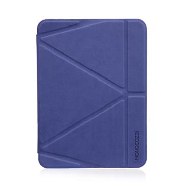 MONOCOZZI iPad 10.2透明背板皮革保護套-藍