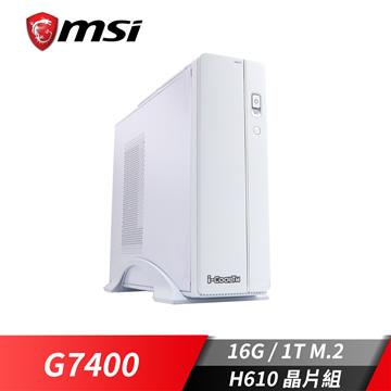 微星平台&#091;春風如雪&#093;雙核效能SSD電腦(G7400&#47;16G&#47;1TB_M2) 春風如雪