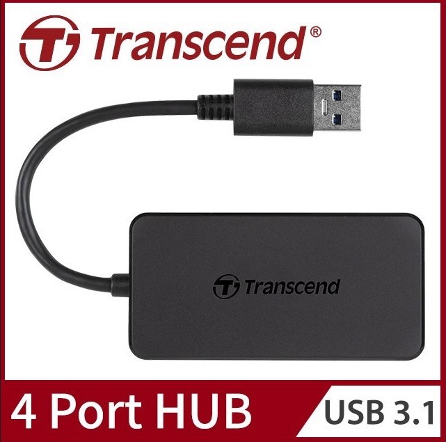 創見 USB3.1 4埠集線器