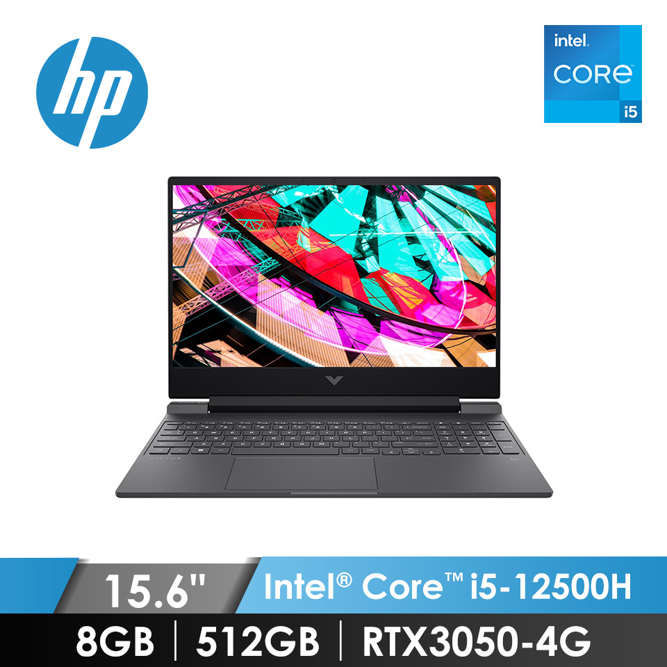 惠普 HP Victus 電競筆電 15.6" (i5-12500H/8GB/512GB/RTX3050-4G/W11H)