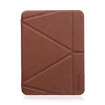 MONOCOZZI iPad 10.2透明背板皮革保護套-棕