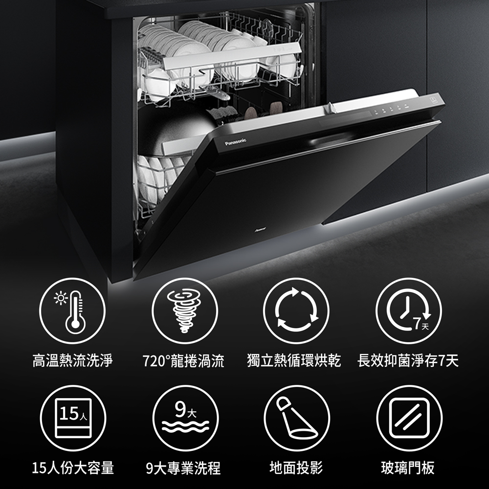 國際牌 Panasonic 嵌入式自動洗碗機 - 細節圖 1