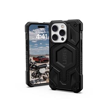 UAG iPhone 15 Plus 磁吸頂級特仕殼-軍用黑