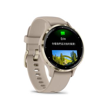 Garmin Venu 3S  GPS 智慧手錶-燒磚可可