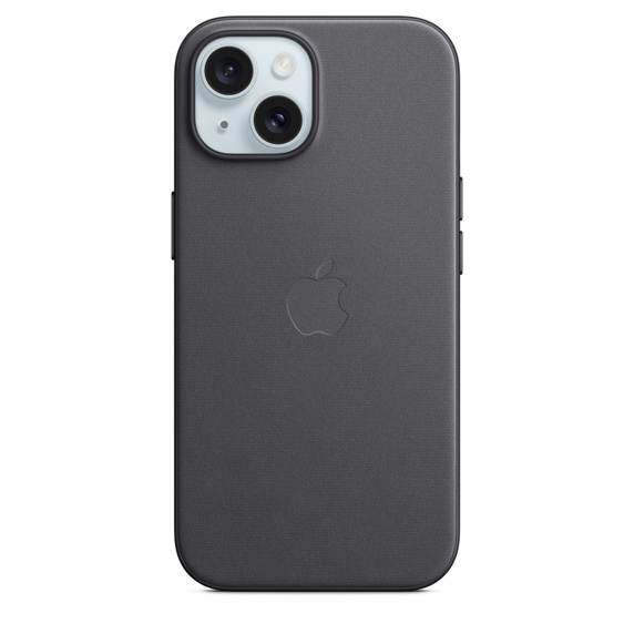 iPhone 15 MagSafe 精細織紋保護殼-黑色