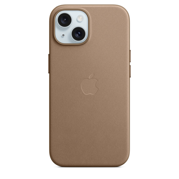 iPhone 15 MagSafe 精細織紋保護殼-淺褐色