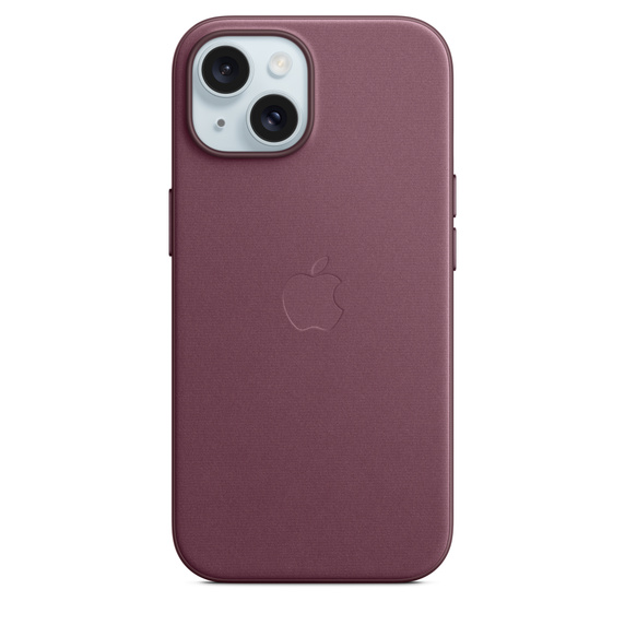 iPhone 15 MagSafe 精細織紋保護殼-桑椹色