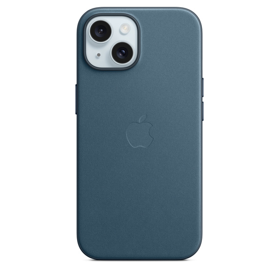 iPhone 15 MagSafe 精細織紋保護殼-太平洋藍色
