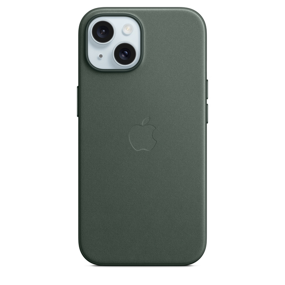 iPhone 15 MagSafe 精細織紋保護殼-萬年青色