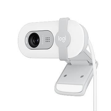 羅技 BRIO 100 網路攝影機-珍珠白
