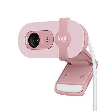 羅技 BRIO 100 網路攝影機-玫瑰粉