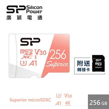 廣穎 MicroSD U3 A1高耐讀寫256G記憶卡